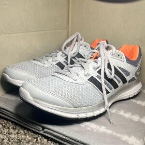 Adidas Womens Duramo 6 Gray Running Shoes Sneakers Size 7